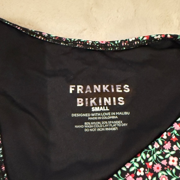 New! Frankies Bikinis Dove Classic Bikini Bottom in Summer Nights 31504 - Picture 11 of 12